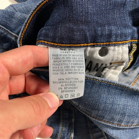 True Religion Rocco Relaxed Skinny Fit jeans US Flag Appliqué Jeans mens 30x33.5 - Picture 7 of 12